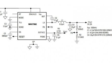 5V/2A Synchronous DC-DC Converter IC Evaluation Kit