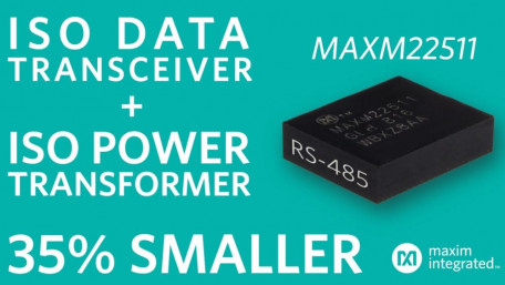 Smallest, Highly Efficient Isolated RS-485 Module for Industry 4.0