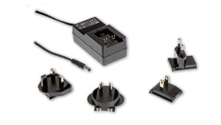 40W AC Plug-Interchangeable Green Adaptor (Level VI)