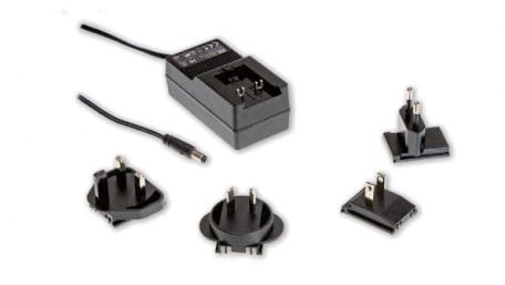 40W AC Plug-Interchangeable Green Adaptor (Level VI)
