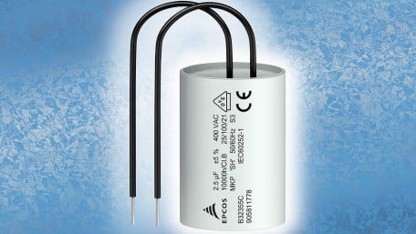 Motor Run Film Capacitors Rated for 100 °C Continuous