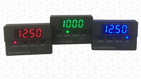 Multifunction DC Panel Meters Display V, I and Power up to 96kW