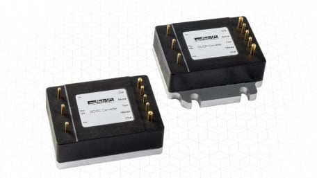 Encapsulated 50W, 1/16th Brick DC-DCs for Harsh Environments