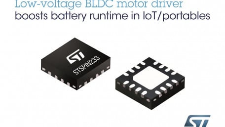 Single-Chip 3-Phase and 3-Sense BLDC Driver for Battery-Powered Devices