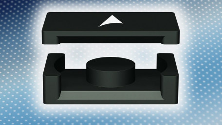 New Ferrites and Distributed Air Gaps for WBG Semis