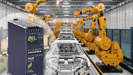 New PULS 20A DIN-Rail Power Supply Features Integrated LED Supply