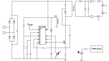 Dimmable LED Driver with Primary Side CC/CV Control and Digital PFC