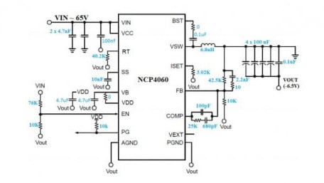 80V, 6A Synchronous Step-Down DC-DC in a 6mm X 6mm Package