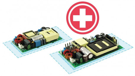 Open-Frame AC-DC Power Supplies Approved for Medical Applications