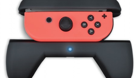Over-the-Air Wireless Charging Grips for Nintendo Joy-Con Controllers at CES
