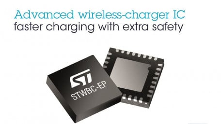 Controller Supports Qi Extended Power for Faster Wireless Charging