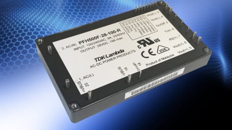 GaN-Based Conduction Cooled AC-DCs Pack 504W in 4” x 2.4” Footprint