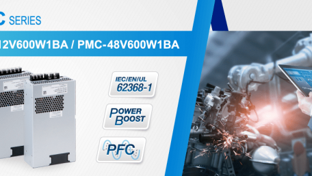 12V and 48V 600W Panel Mount Power Supply with IEC/EN/UL 62368-1 Approvals