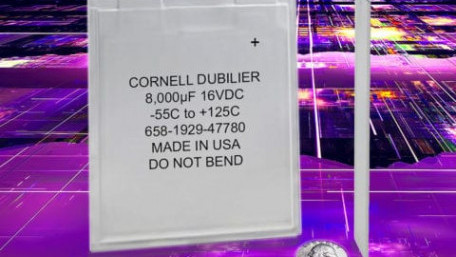 Polymer Aluminum Electrolytics Provide High Ripple Current and Capacitance