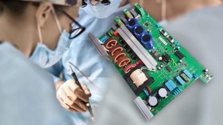 High Peak Load AC-DC Power Supply for Medical Laser Applications