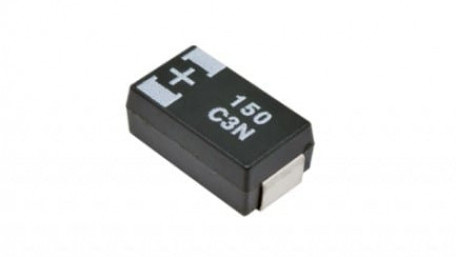 Conductive Polymer Tantalum Solid Capacitors Rated to 125°C & 150μF