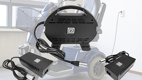 Universal Input Battery Chargers for Wheelchairs and Mobility Scooters