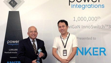 Power Integrations Delivers One-Millionth GaN-Based InnoSwitch3 IC