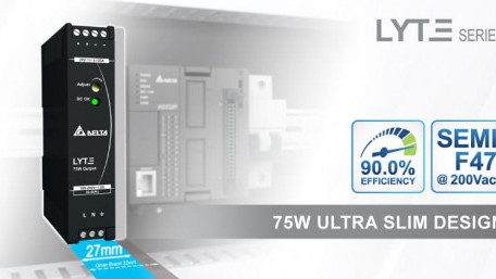 75W DIN Rail Power Supply is 27mm Slim