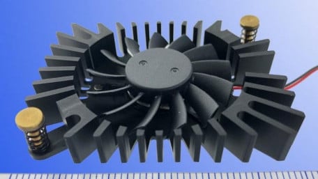 Powerfully-Cool, Light-Weight, Open-Fin, Low-Profile IC Coolers