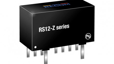 4:1 Input Isolated DC-DC Converters Deliver 12W in a SIP-8 Package