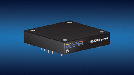 RECOM’s Half-brick 3kW Buck-boost Converter Showcases 98% Efficiency