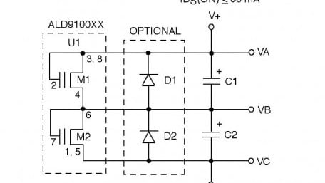 Automatic Balancing for 2-Cell Supercapacitor Low-Voltage Systems