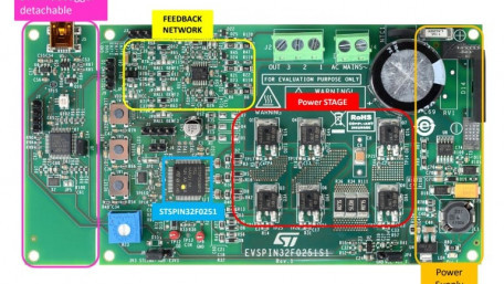 Three-Phase Inverter for Brushless DC Motors – Evaluation Board