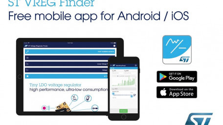 ST Voltage Regulator Finder Mobile App Released