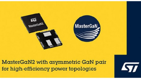STMicroelectronics Extends MasterGaN Family with Device Optimized for Asymmetrical Topologies