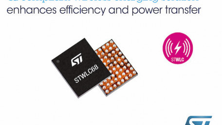 Fully Integrated Wireless-Charging IC from STMicro Maximizes Power Transfer