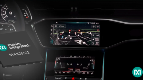 Maxim Integrated’s Automotive Backlight Driver with Integrated Boost Converter 