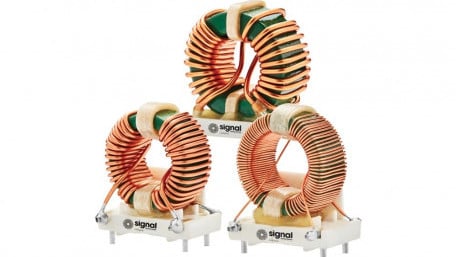 High-Current Common Mode Toroidal Chokes for EMI Suppression