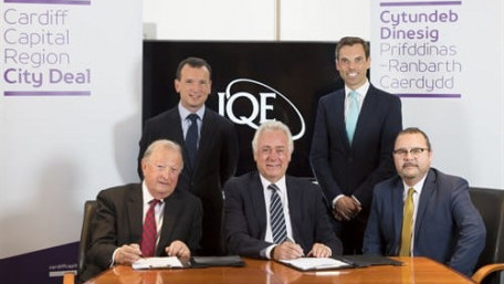 Signing Seals Compound Semiconductor Cluster in South-East Wales