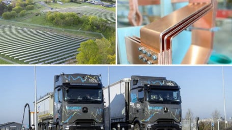 Briefs: Projects Begin for E-Trucks, Solar, and Infrastructure