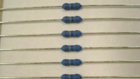 Thru Hole Metal Film Resistors Offer High Power to Size Ratio