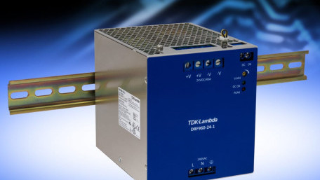 95% Efficient 960W DIN Rail Power Supply with 1440W Peak Power