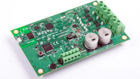3-Phase Smart Gate Driver Eval Board Suitable for Sensorless BLDC Algorithms