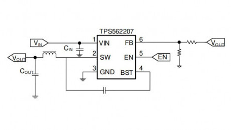 4.3-V to 17-V Input, 2-A Synchronous Buck Converter in SOT563
