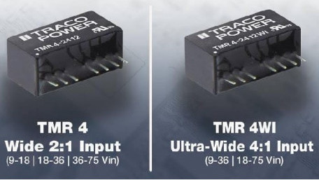 TRACO POWER’s 4W Regulated DC-DC Converters Bridge the 3-6 Watt Gap
