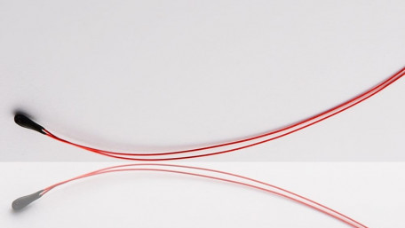 Thermistor Eliminates Conduction between Leads for Highest Temperature-Sensing Accuracy