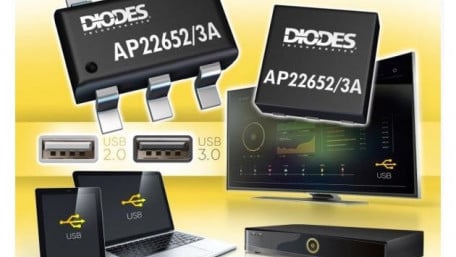 Tight-Threshold Adjustable Overcurrent Protected Power Switches From Diodes Inc.