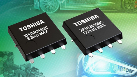 Toshiba Adds Two Efficient P-Channel MOSFETs to Lineup