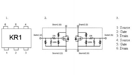 AEC-Q101 Qualified Dual MOSFET for Relay Drivers