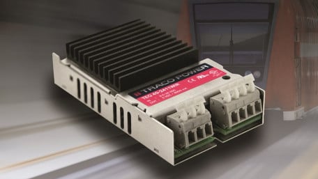40W Chassis-Mount 4:1 Input DC-DC with EN 50155 / 60950 Approvals