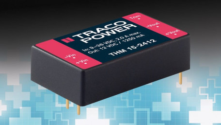 Medical Approved 15W DC-DC in 1.0” x 1.6” Package