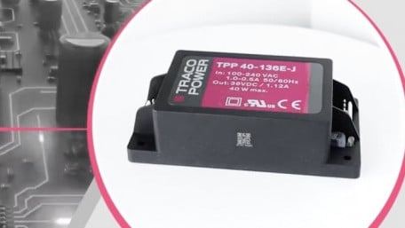 Traco Power Announces New 40–65 W Compact Encapsulated AC/DC Modules