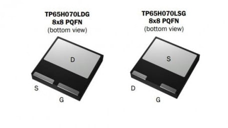 650V / 72mΩ GaN FETs in a PQFN88 Package
