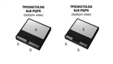 650V / 72mΩ GaN FETs in a PQFN88 Package