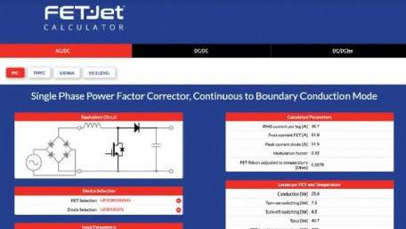 UnitedSiC Launches a New FET-Jet Calculator